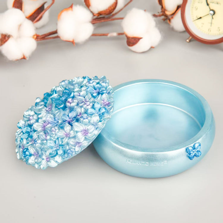 Pearlescent Carved Jewelry Box