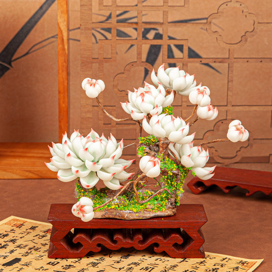 Handmade Clay Succulent Plant W003