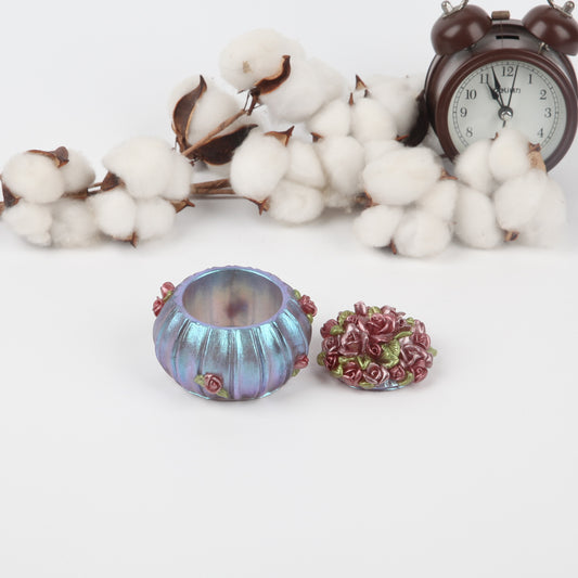 Floral Cluster Jewelry Box