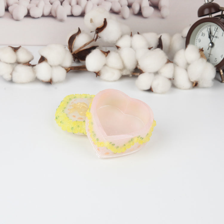 Sweet Rose Heart Jewelry Casket