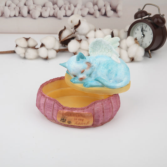 Angelic Feline Jewelry Box