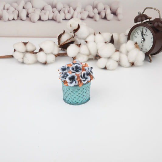 Warm Sun Flower Basket Jewelry Box