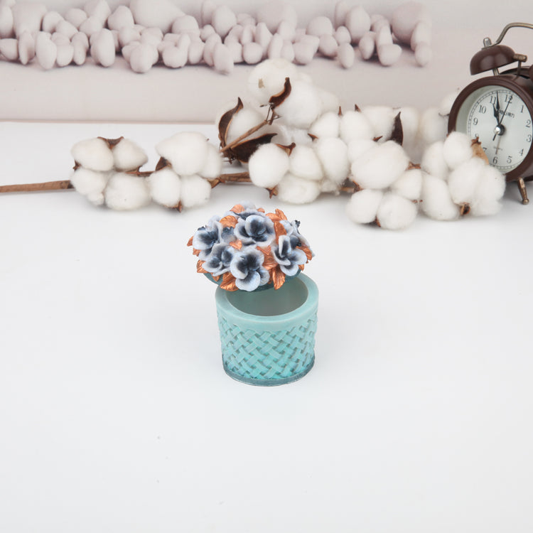 Warm Sun Flower Basket Jewelry Box