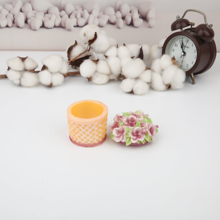 Warm Sun Flower Basket Jewelry Box