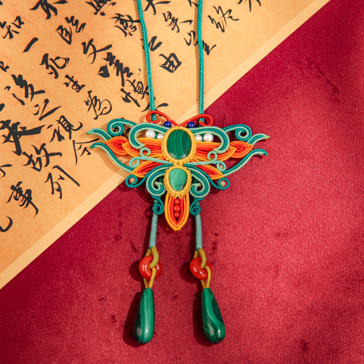 Handwoven Gemstone Jewelry Set - Dreaming of the Tang Dynasty