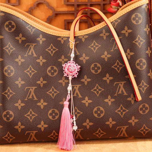 Shadow of Blossoms and Tassels Sachet