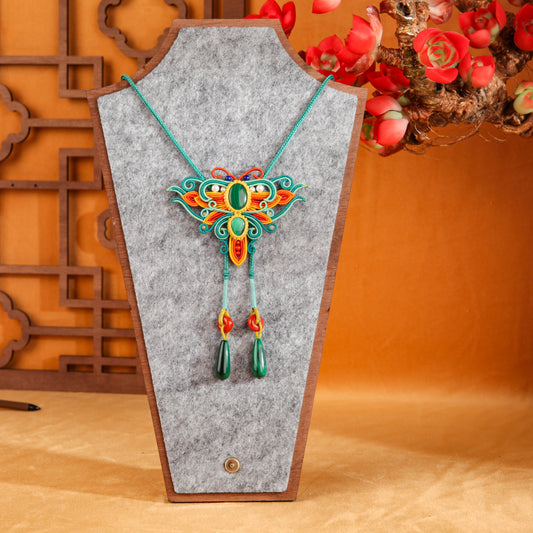 Handwoven Gemstone Jewelry Set - Dreaming of the Tang Dynasty