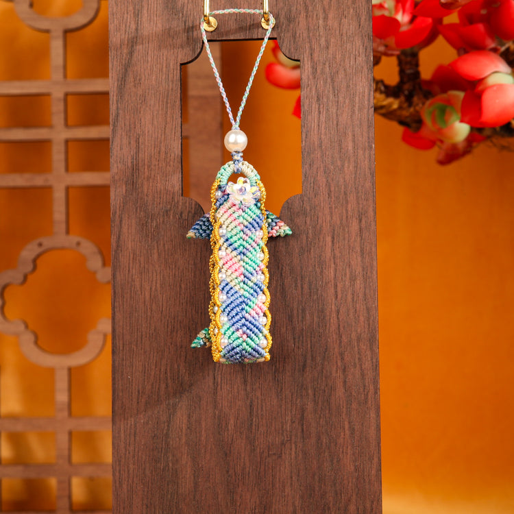 Big Fish and Begonia Ornament