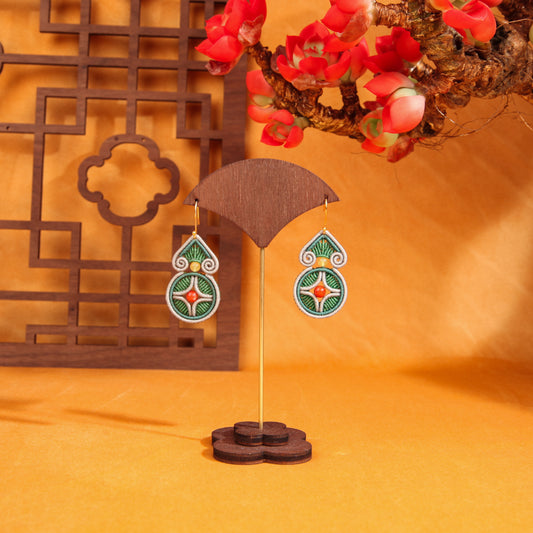 Blessing Universe Drop Earrings