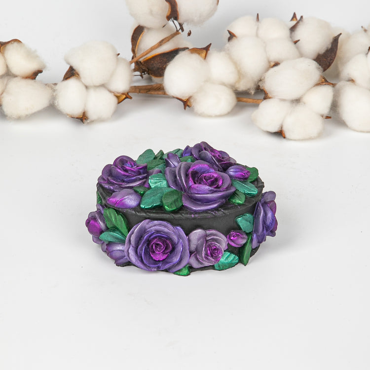 Retro Floral Jewelry Box