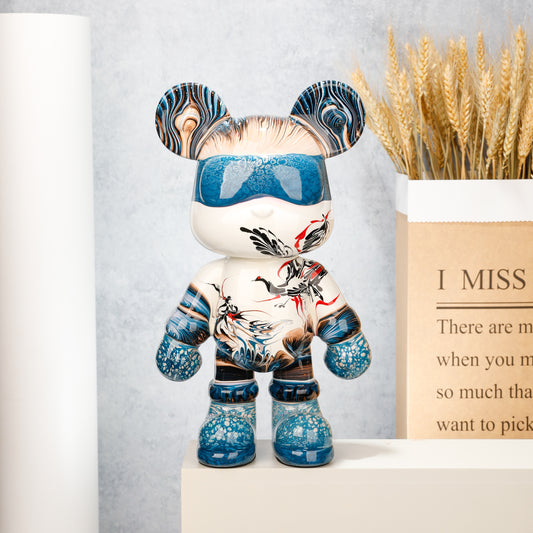 Crane Dance Blue Sky