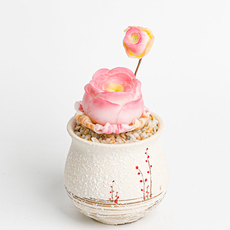 Handmade clay Succulent A017 - clay succulent plant - Exquisite handcraft - showcase of fine artistry