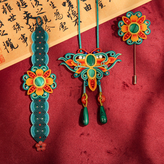Hand-woven Gem Art