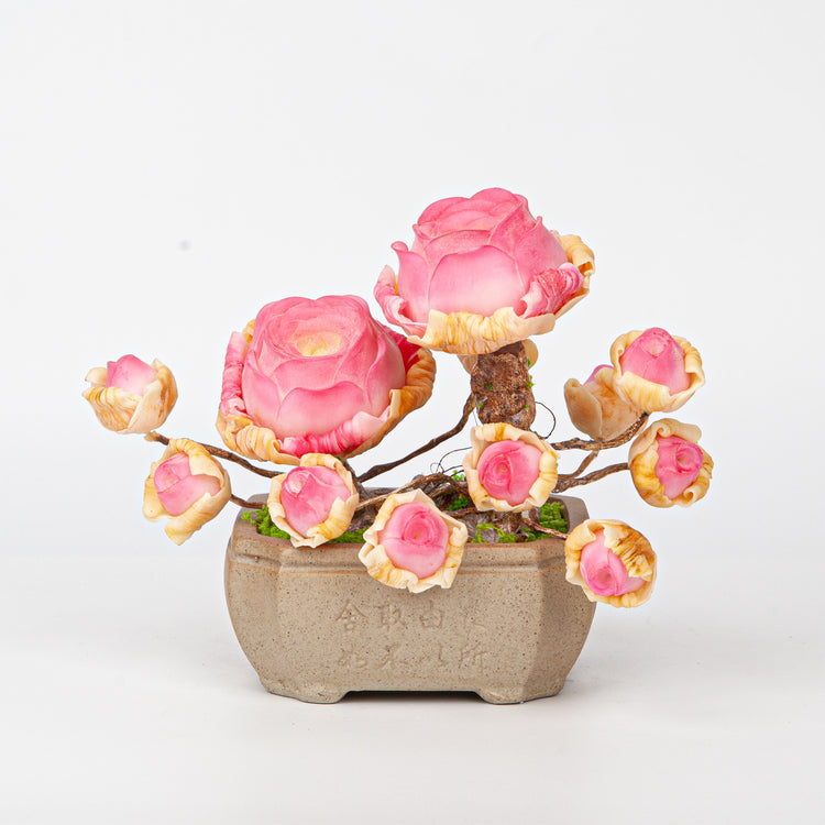 Handmade Clay Succulent Plant Sculpture B011