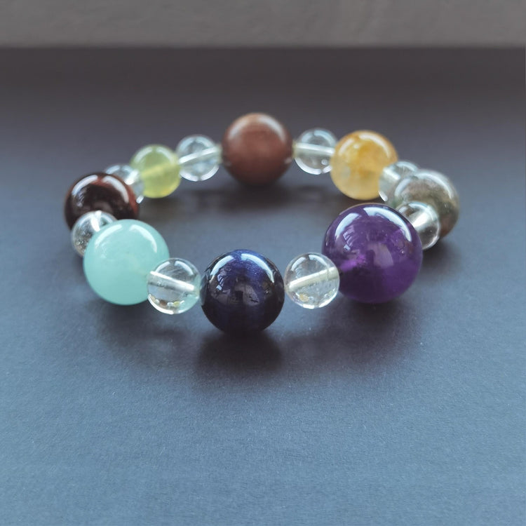 Cosmic Series · Natural Crystal Bracelet (Designer Edition)