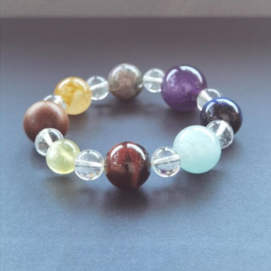 Cosmic Series · Natural Crystal Bracelet (Designer Edition)