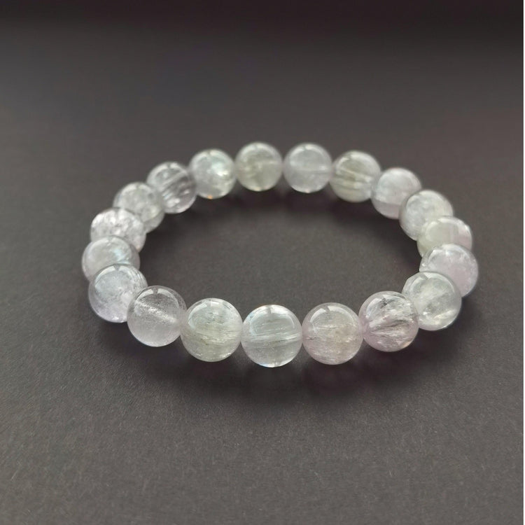 Natural Kunzite Beaded Bracelet