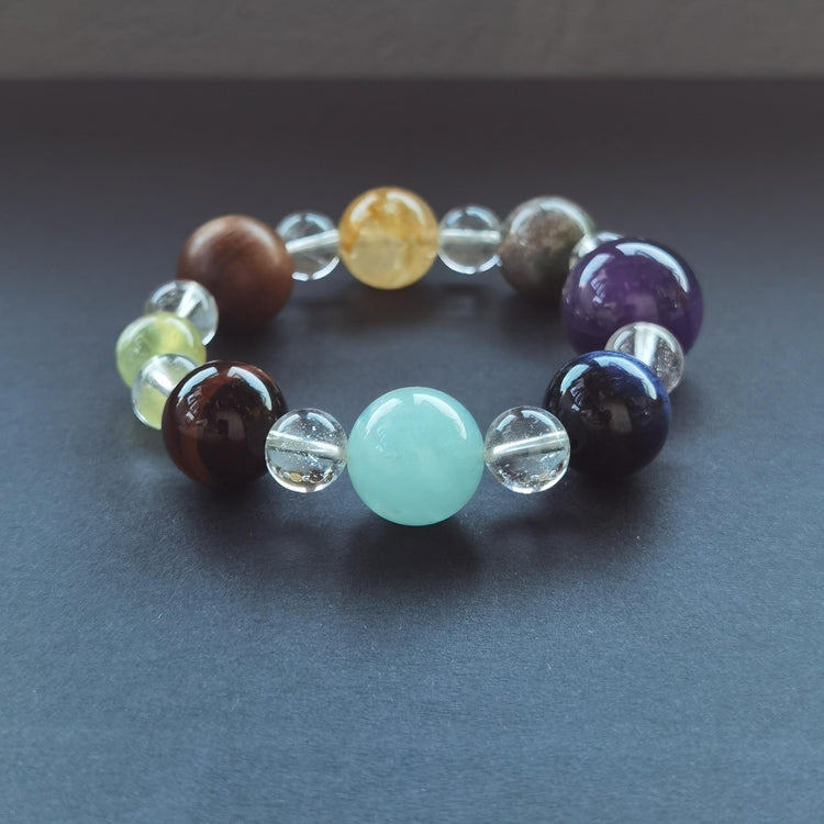 Cosmic Series · Natural Crystal Bracelet (Designer Edition)