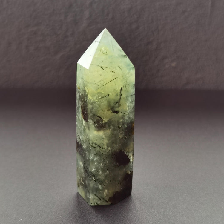 Prehnite with Epidote | Single-Terminated Point