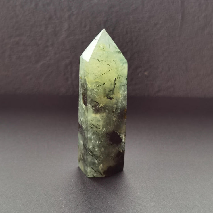 Prehnite with Epidote | Single-Terminated Point