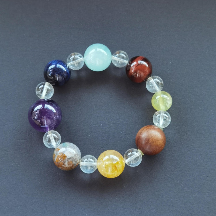 Cosmic Series · Natural Crystal Bracelet (Designer Edition)
