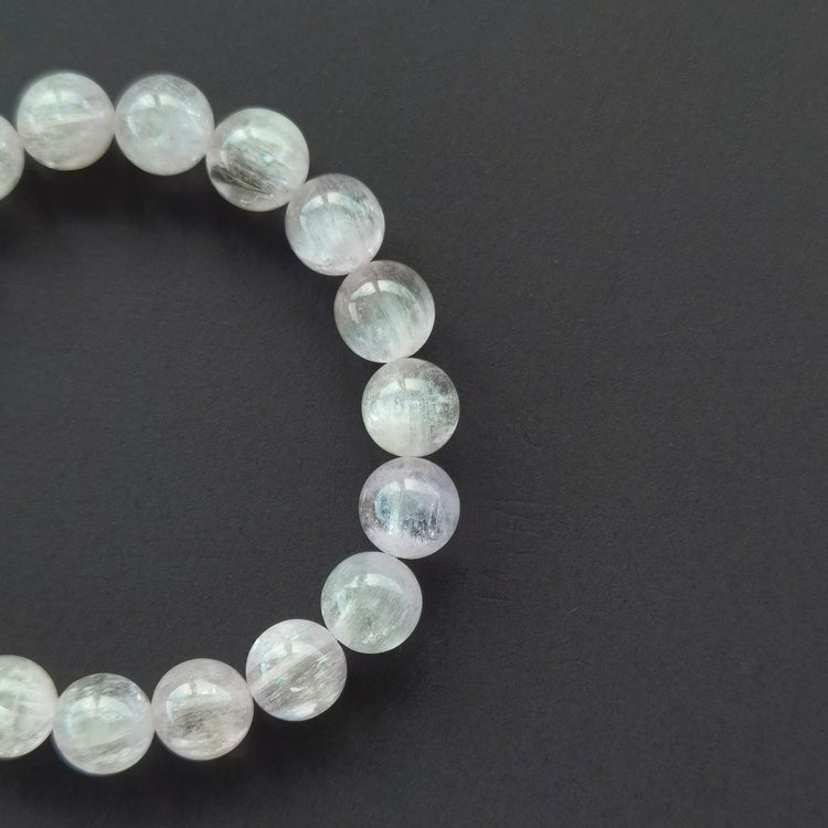 Natural Kunzite Beaded Bracelet