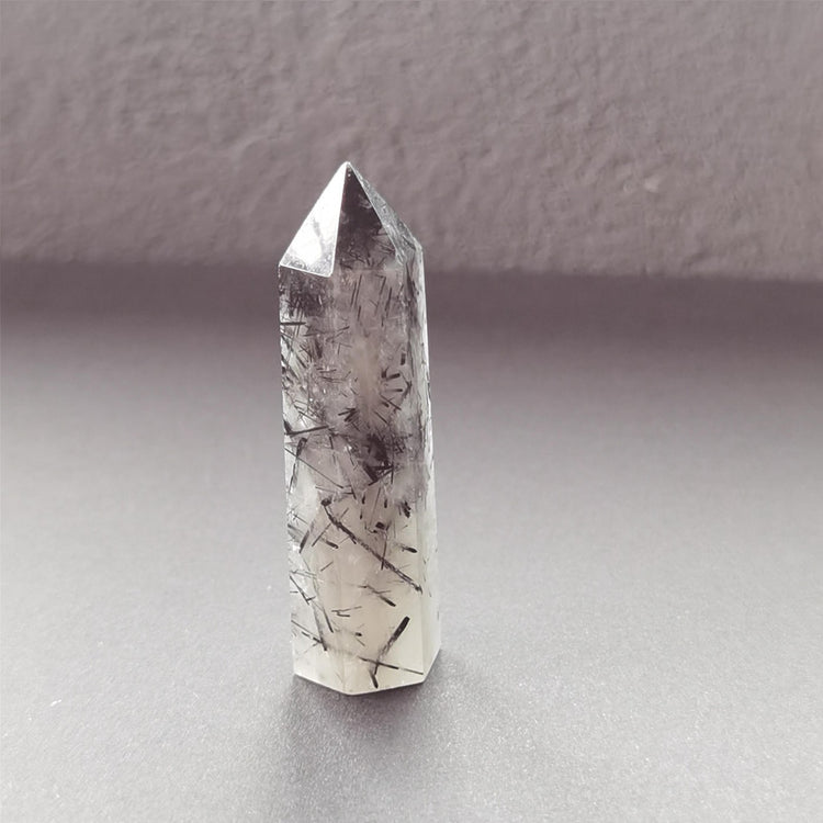 Black Rutilated Quartz | Single-Terminated Point