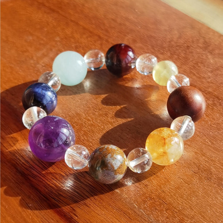 Cosmic Series · Natural Crystal Bracelet (Designer Edition)