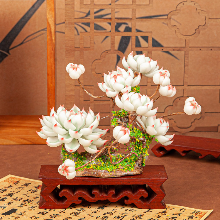 Handmade Clay Succulent Plant W003