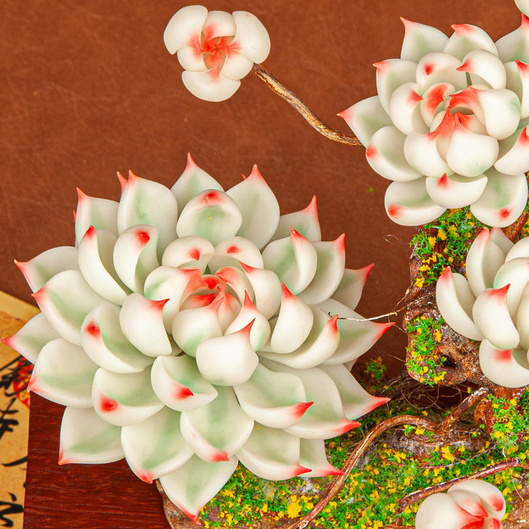 Handmade Clay Succulent Plant W003