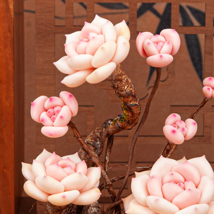 Handmade Clay Succulent Plant W001