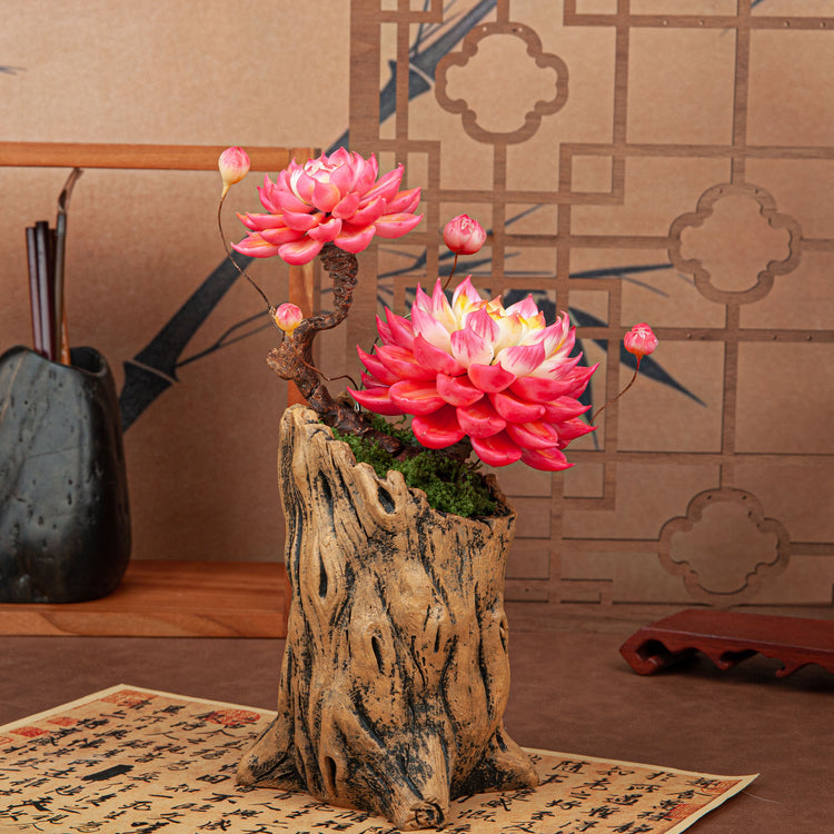 Artificial Lotus Flower Arrangement B001