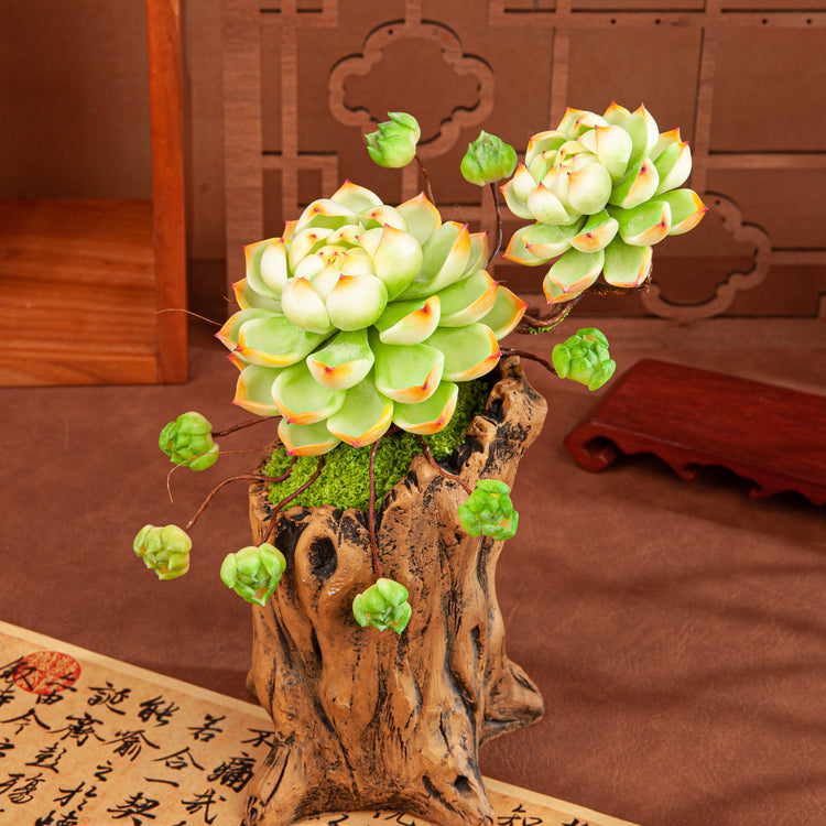 Artificial Lotus Flower Arrangement B002 – detail view 4