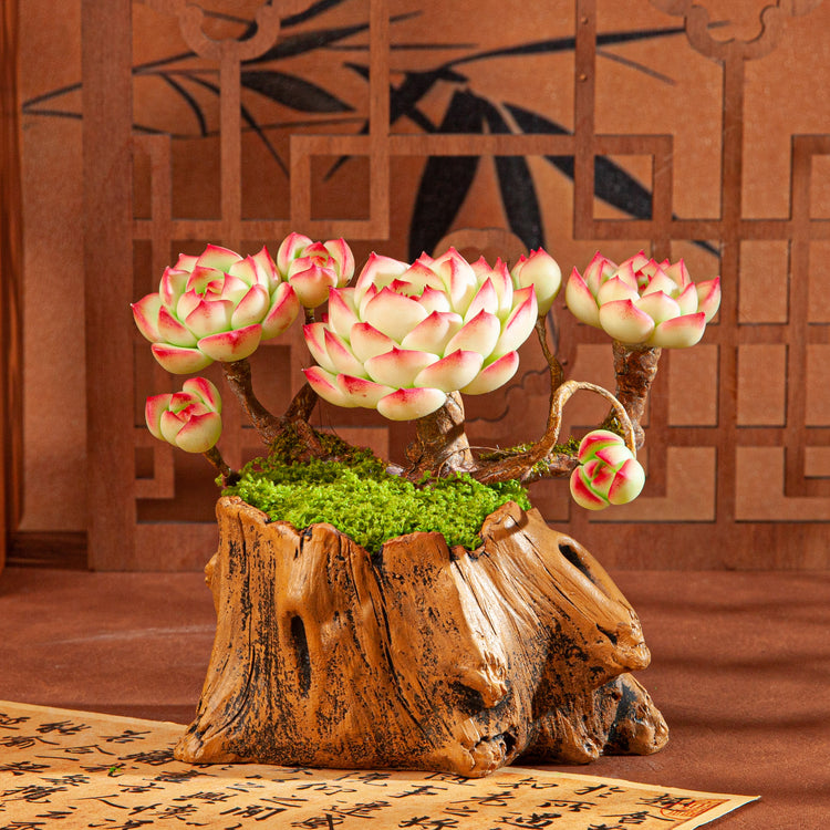 Artificial Lotus Flower Arrangement B003 – detail view 2