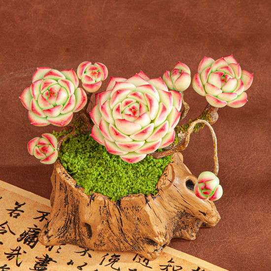 Artificial Lotus Flower Arrangement B003 – detail view 4