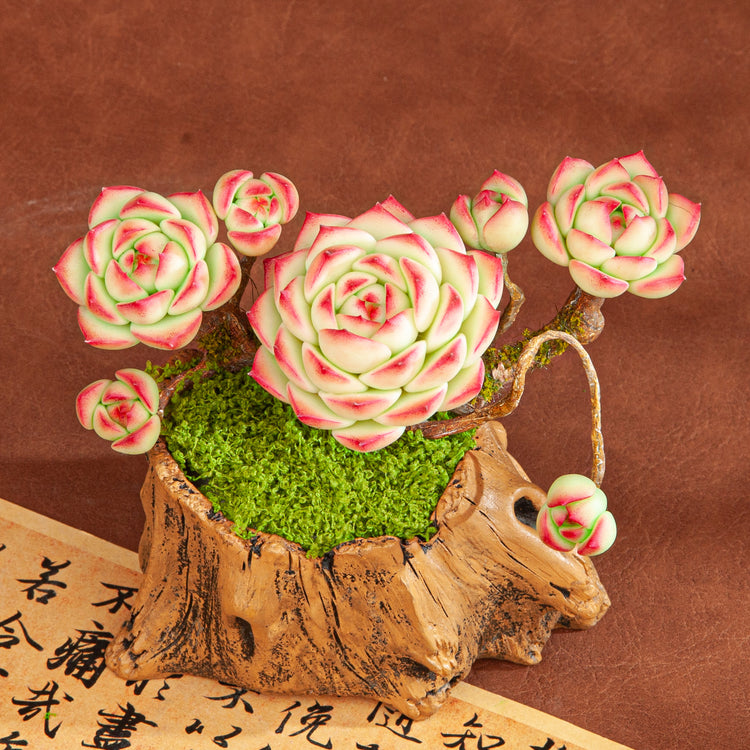 Artificial Lotus Flower Arrangement B003 – detail view 4