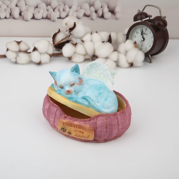 Angelic Feline Jewelry Box