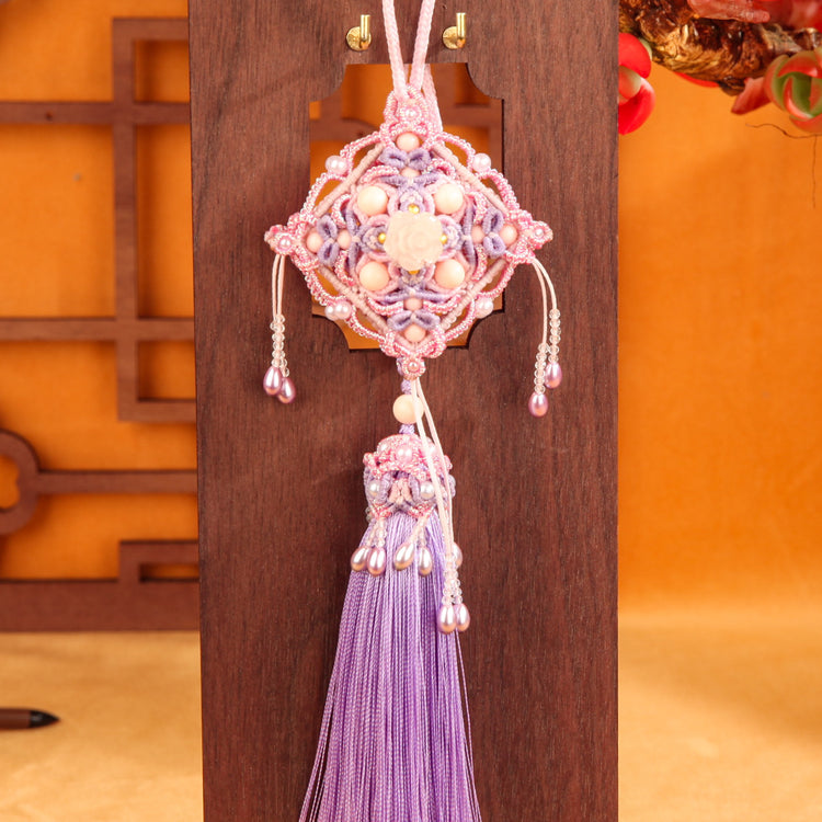 Purple Charm Tassel Sachet