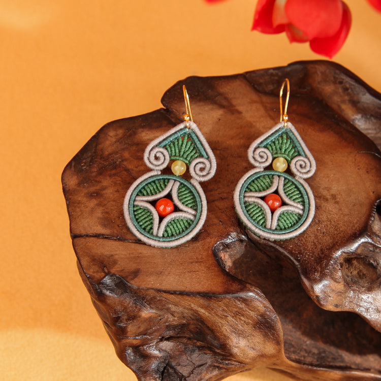 Blessing Universe Drop Earrings