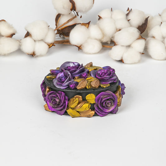 Retro Floral Jewelry Box