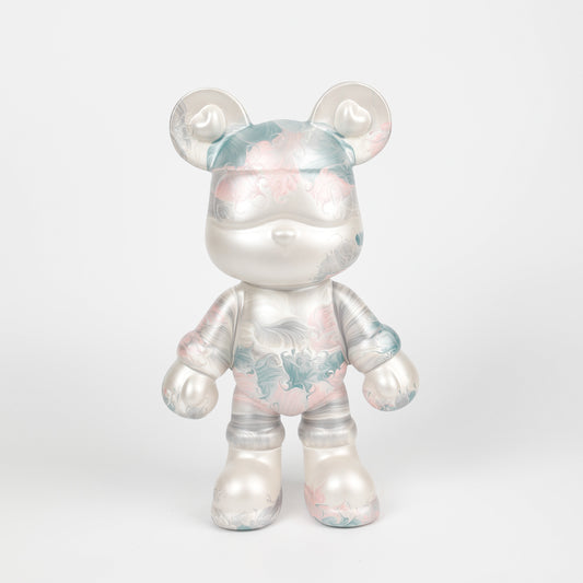 Pearl Sheen Floral Shadow Bear