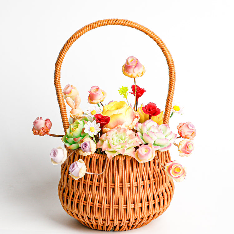 Handmade clay Succulent E01 - Handcrafted  image 6 - clay succulent