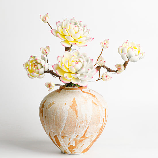 Handmade clay Succulent E011 - Handcrafted  image 6 - clay succulent