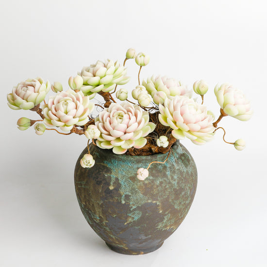 Handmade clay Succulent E013 - Handcrafted  image 6 - clay succulent