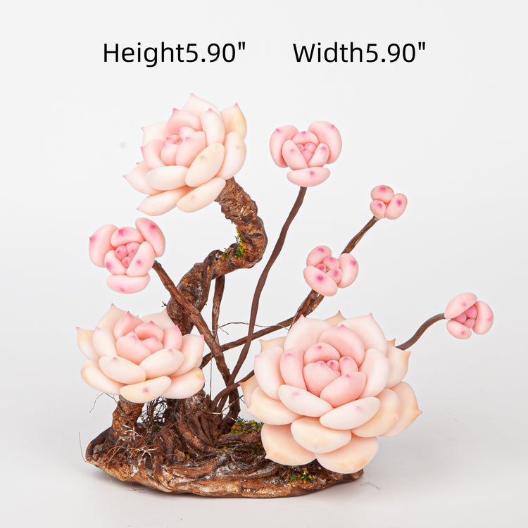Handmade Clay Succulent Plant W001