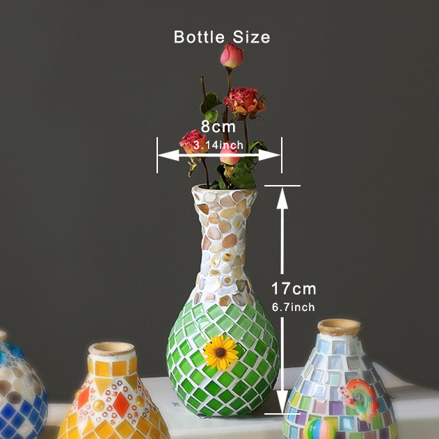 Mosaic Vase DIY Kits（Horn Mouth）