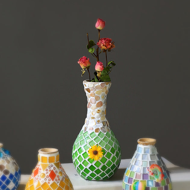 Mosaic Vase DIY Kits（Horn Mouth）