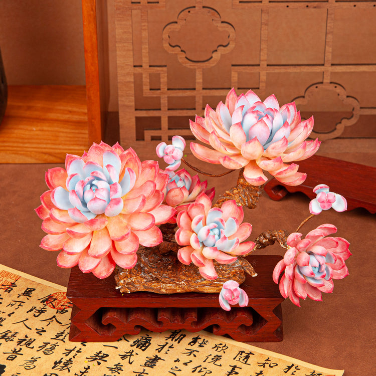 Handmade Clay Succulent Plant W004