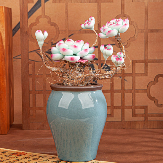 Artificial Lotus Flower Arrangement B004 – detail view 2