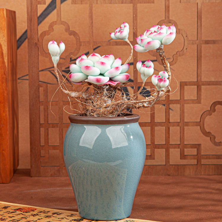 Artificial Lotus Flower Arrangement B004 – detail view 2